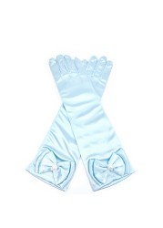 Kids Princess Long Gloves Long Accessories 11 Colors Birthday Party Wedding Elsa Anna Cinderella Belle Sofia