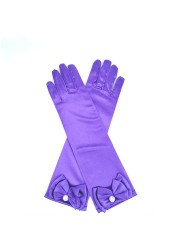 Kids Princess Long Gloves Long Accessories 11 Colors Birthday Party Wedding Elsa Anna Cinderella Belle Sofia