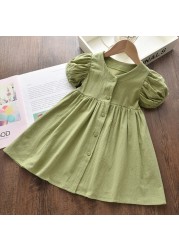 Keelorn Girls Dress Summer 2022 Kids Clothes Sleeveless Hollow Out Baby Princess Dresses For Baby Clothes Vestidos 2-7Y