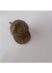 MILANCEL 2022 summer kids hat printed leopard alphabet children hat