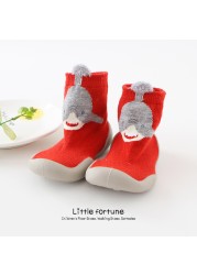 Baby shoes first baby shoes infant first walkers baby girl boy kids soft rubber sole baby shoes knit anti-slip socks