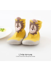 Baby shoes first baby shoes infant first walkers baby girl boy kids soft rubber sole baby shoes knit anti-slip socks