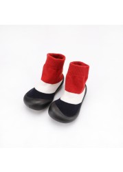 Baby shoes first baby shoes infant first walkers baby girl boy kids soft rubber sole baby shoes knit anti-slip socks