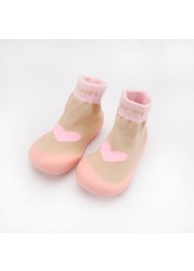 Baby shoes first baby shoes infant first walkers baby girl boy kids soft rubber sole baby shoes knit anti-slip socks