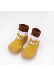 Baby shoes first baby shoes infant first walkers baby girl boy kids soft rubber sole baby shoes knit anti-slip socks