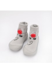 Baby shoes first baby shoes infant first walkers baby girl boy kids soft rubber sole baby shoes knit anti-slip socks