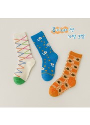 MILANCEL 2022 New Spring Kids Socks Cute Bear Girls Cotton Socks Casual Boys Socks Fashion Children Socks