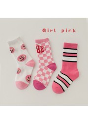 MILANCEL 2022 New Spring Kids Socks Cute Bear Girls Cotton Socks Casual Boys Socks Fashion Children Socks