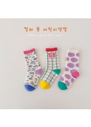 MILANCEL 2022 New Spring Kids Socks Cute Bear Girls Cotton Socks Casual Boys Socks Fashion Children Socks