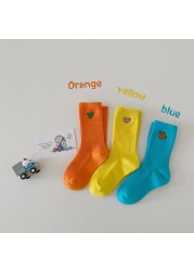 MILANCEL 2022 New Spring Kids Socks Cute Bear Girls Cotton Socks Casual Boys Socks Fashion Children Socks