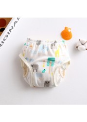 Cotton Reusable Baby Diapers Cute Waterproof Training Pants Panties Washable Underwear Infant Cloth Diapers Baby Diaper Diapers