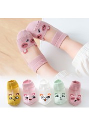 5 pairs soft cotton children socks cute cartoon print kids socks newborn baby boy socks casual girls boys socks 1 to 12 years