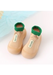 Cute Baby Anti-Slip Frist Walkers Cartoon Newborn Baby Girls Boys Anti-Slip Socks Slippers Boots Shoes Suitable for Baby Toddler