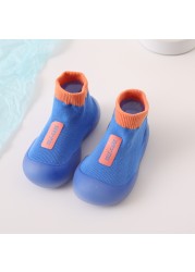 Cute Baby Anti-Slip Frist Walkers Cartoon Newborn Baby Girls Boys Anti-Slip Socks Slippers Boots Shoes Suitable for Baby Toddler