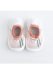 Cute Baby Anti-Slip Frist Walkers Cartoon Newborn Baby Girls Boys Anti-Slip Socks Slippers Boots Shoes Suitable for Baby Toddler