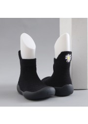 Cute Baby Anti-Slip Frist Walkers Cartoon Newborn Baby Girls Boys Anti-Slip Socks Slippers Boots Shoes Suitable for Baby Toddler