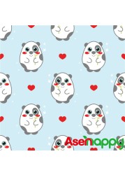 Asenape Printed Fabric for Baby Reusable Cloth Diaper Wet Bag, BPA Free Waterproof Fabric PUL for Baby Nack Bag