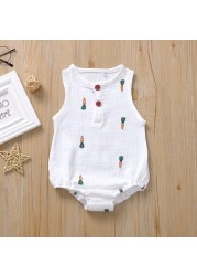 Summer Baby Boys Girls Romper Gauze Cotton Linen Baby Romper Playsuit Jumpsuit Fashion Newborn Baby Clothes