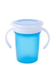 360 Degree Rotate Baby Learn Drinking Cup With Double Handle Flip Cover Leakproof Infant Water Cups BPA Free Bottle