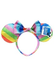 Cartoon Minnie Mermaid Princess Big Ears Headband Sequin Bows Ears Costume Headband Cosplay Plush Adult/Kids Headband Gift