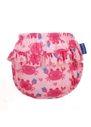 Happyflute - Baby Lace Diapers 3 Sizes 6-25KG Soft Baby Girls Swim Trunks Floral Print Cloth Diapers