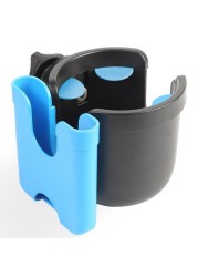 New Baby Stroller Cup Holder With Cell Phone Bag 2-in-1 Universal ABS Plastic Pram Baby Bottle Water Cup Holder