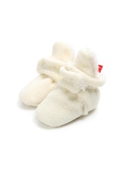 Winter Baby Boy Girl Socks Baby Shoes Socks Easy Wear Tight Hook and Loop Infant Newborn Walking Fluff Warm Moccasins Zapatos Bebe