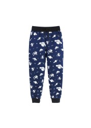 2-10 Years Boys Cotton Pants Dinosaur Print Casual Sweatpants Jogging Enfant Kids Baby Pants Long Trousers Sweatpants