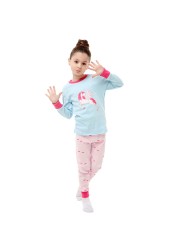 Girls Unicorn Pajamas Kids Sleepwear Dinosaur Pajamas Kids Rocket 1-8 Years New Set 2020