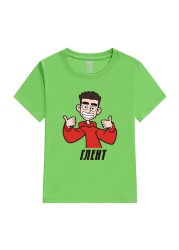 Children 100% Cotton T-shirt Merch A4 GLENT Print Family Clothing Outfits Boy and Girls Fashion Tops