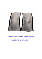 Leather Covers For Amaz and Papas Armadillo Flip XT/XT2/XT3 Stroller Trolley Cart Handle Sleeve Armrest Protective Cover Accessories