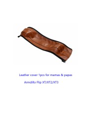 Leather Covers For Amaz and Papas Armadillo Flip XT/XT2/XT3 Stroller Trolley Cart Handle Sleeve Armrest Protective Cover Accessories