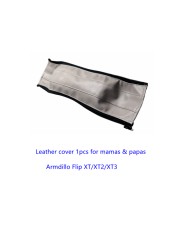 Leather Covers For Amaz and Papas Armadillo Flip XT/XT2/XT3 Stroller Trolley Cart Handle Sleeve Armrest Protective Cover Accessories