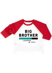 I'm Going To Be A Big Brother/Sister 2022 Kids Boys Girls Long Sleeve Tops Brothers Siters Family Looking T-shirts Drop Ship