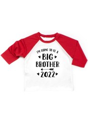 I'm Going To Be A Big Brother/Sister 2022 Kids Boys Girls Long Sleeve Tops Brothers Siters Family Looking T-shirts Drop Ship