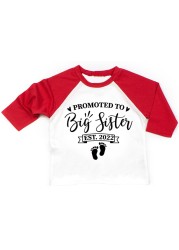 I'm Going To Be A Big Brother/Sister 2022 Kids Boys Girls Long Sleeve Tops Brothers Siters Family Looking T-shirts Drop Ship