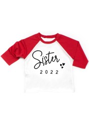 I'm Going To Be A Big Brother/Sister 2022 Kids Boys Girls Long Sleeve Tops Brothers Siters Family Looking T-shirts Drop Ship