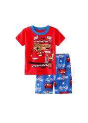 New Children Pajamas Sets Kids Boys Girls Cars Baby Clothes Sleepwear Cotton Pajamas Lightning McQueen Cartoon Sleepwear Set