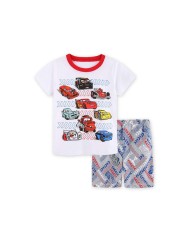 New Children Pajamas Sets Kids Boys Girls Cars Baby Clothes Sleepwear Cotton Pajamas Lightning McQueen Cartoon Sleepwear Set