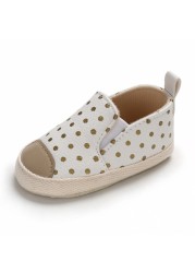 New Baby Boy Girl Shoes Newborn Girl Shoes Soft Sole PU Leather Casual Toddler Shoes 0-18 Months First Walkers Moccasins