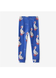 Newborn Baby Leggings Cartoon Animal Pattern Leggings 100% Cotton Soft Boys Girls Autumn Winter Set