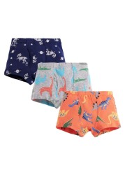 3pcs/set Cartoon Dinosaur Cotton Boys Boxer Underpants Children Panties Warm Cartoon Underwear Kids Panty Shorts 3-10 Years