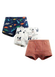 3pcs/set Cartoon Dinosaur Cotton Boys Boxer Underpants Children Panties Warm Cartoon Underwear Kids Panty Shorts 3-10 Years