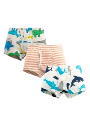 3pcs/set Cartoon Dinosaur Cotton Boys Boxer Underpants Children Panties Warm Cartoon Underwear Kids Panty Shorts 3-10 Years