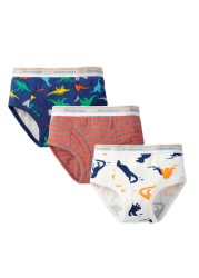 3pcs/set Cartoon Dinosaur Cotton Boys Boxer Underpants Children Panties Warm Cartoon Underwear Kids Panty Shorts 3-10 Years