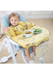 1pc Newborn Bib Table Cover Baby Dining Chair Gown Waterproof Saliva Burp Towel Apron Food Feeding Accessories