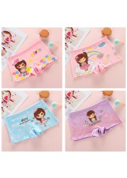 10 pieces/lot Design Children Girls Cotton Soft Lovely Panties Cartoon Baby Underwear for Girls Kids Boxer Panties Breathable