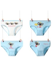 10 pieces/lot Design Children Girls Cotton Soft Lovely Panties Cartoon Baby Underwear for Girls Kids Boxer Panties Breathable