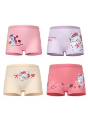 10 pieces/lot Design Children Girls Cotton Soft Lovely Panties Cartoon Baby Underwear for Girls Kids Boxer Panties Breathable