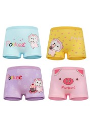 10 pieces/lot Design Children Girls Cotton Soft Lovely Panties Cartoon Baby Underwear for Girls Kids Boxer Panties Breathable